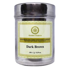 Аюрведична хна темно-коричневого кольору, 150 г., GCK0038 - фото товару