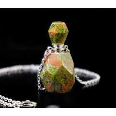 Бутылочка каменная для духов Зелёная яшма, K89170200O1557471565 - фото товара