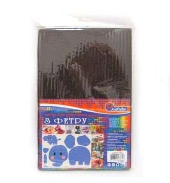 Фетр HARD 170GSM 1,2мм "Коричневый" 10PC/OPP A4, K2733956OO170HQ039 - фото товара