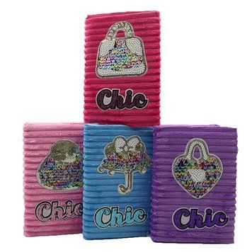 Блокнот пушистый "Chic" линия, 19*13см, mix, 1шт/этик., K2745620OO9762DSCN - фото товара