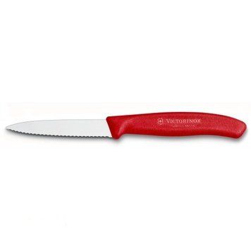 Кухонний ніж Victorinox 6.7631 8см, серрейтор червоний, 6.7631 - фото товару