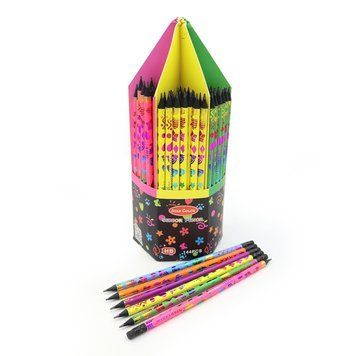 Олівець ч/гр HB Star color "Figure" з гумкою, карт. cтійка 144шт/єтік, K2757412OO0681DSCN_ - фото товару