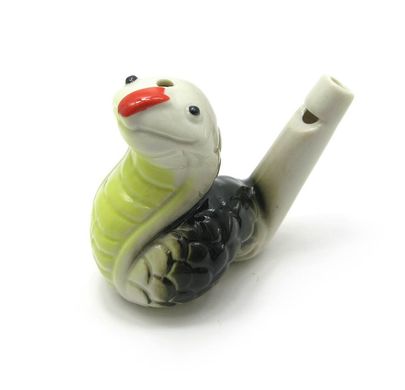 Свистулька керамічна "Змія" (6,5х8х3,5 см), K325969 - фото товару