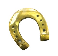 Підкова бронзова (5х5 х0,2 см)(Brass Naal Plain small), K323117 - фото товару