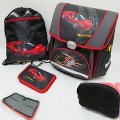 Набор: рюкзак-коробка+мешок для обуви+пенал плоский "Racing" (1002890), K2731157OOPREMIUM-F - фото товара