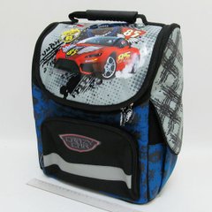 Рюкзак коробка чорно-синій "Crazy Car", 29х16х39 см, (IMG_0440), K2732091OO1802-JO - фото товару