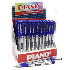Ручка масло "Piano" "Classic" сін, 50шт/уп, K2712022OO195_50_blu - фото товару