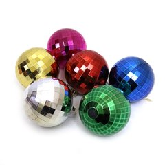 Набір ялинкових кульок "Discoball" 7см, 6шт, OPP, K2742389OO0569-7 - фото товару