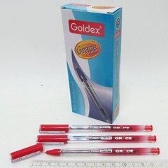Ручка масляная Goldex Grace #913 Индия Red 0,7мм, K2730567OO913-rd - фото товара