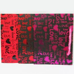 Пакет бумага "Love" mix3, K2727003OO11010_39 - фото товара