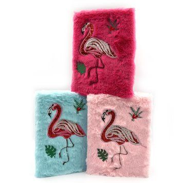 Блокнот пушистый "Flamingo" клетка, A5 P80 80g mix, 1шт/этик., K2744351OO0440_DSCN - фото товара