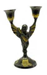 Підсвічник "Ангел" бронзовий (16х10,5х7 см)(Candle Stand Boy 2C Antic), K328253 - фото товару