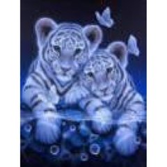 Алмазная мозаика 30*40см "Тигрята" рулон в PVC (без подрамников), K2755117OO60869_ - фото товара