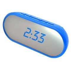 Часы сетевые VST-712Y-5, синие, USB, SL7966 - фото товара