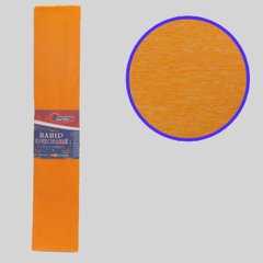 Креп-бумага 110%, светло-оранжевый 50*200см, осн.20г/м2, общ.42г/м2, K2745250OO110-8018KR - фото товара