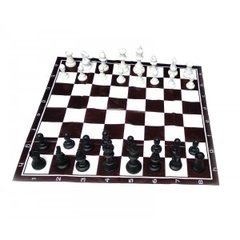 Шахи дорожні у блістері з м'якою дошкою полімер (h фігур 4.5-9.5 см ,d-3.5 см), K332386 - фото товару