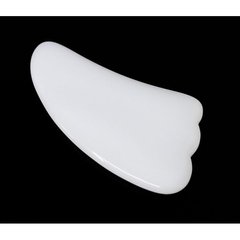Массажер каменный Гуа Ша "Утиная лапка" Белый нефрит, K89020250O1557472205 - фото товару