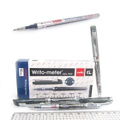 Ручка гель CL "Writo-meter" черн. (DSCN1335), K2739755OO01G--BK - фото товару