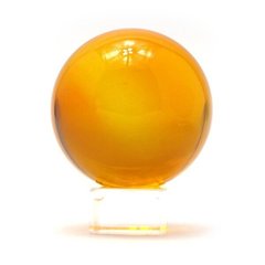 Шар хрустальный на подставке оранжевый (6 см), K328732 - фото товара