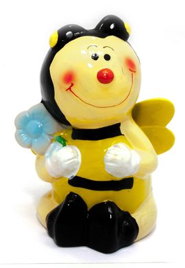 Копилка керамическая "Пчелка с Цветком" (13х10х8 см), K329714 - фото товара