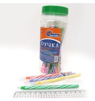 Ручка масляна JOtten "Style" Індія 0,6мм (банку/30, mix) синя, K2733800OO1401-BL - фото товару