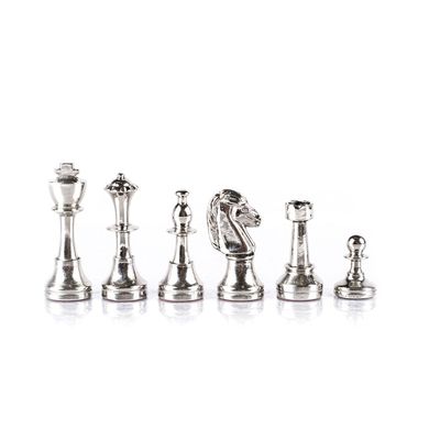 S32RED шахи "Manopoulos", фігури класичні, латунь, у дерев'яному футлярі, червоні,28х28см, вага 3,2, S32RED - фото товару