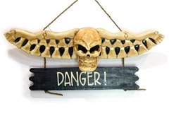 Череп з кістками "Danger!" (54х12х35 см)(ARS005A), K324328 - фото товару