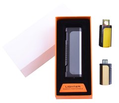 USB зажигалка в подарочной упаковке Lighter (Спираль накаливания) №HL-35 Black, №HL-35 Black - фото товара