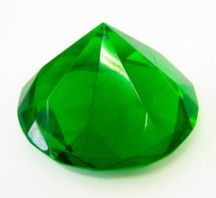Кристалл хрустальный зеленый (8 см)(6068), K320268 - фото товара
