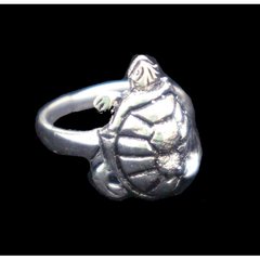 Кольцо Черепаха белый метал 2см., K89080535O1441070394 - фото товара