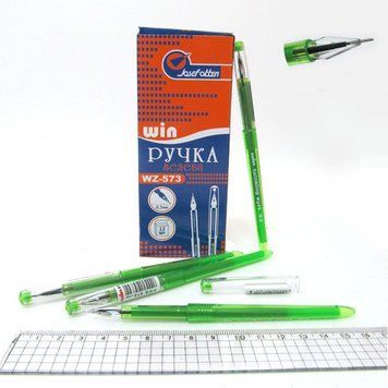 Ручка гель "Winning" "Пір"ячко" зел. 0,5мм 12PC/BOX, K2728677OO573-12GR - фото товара