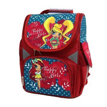 Рюкзак коробка "Happy girls" 13,5'' 3 отд., ортоп., светоотраж., K2741323OO1919JO - фото товара