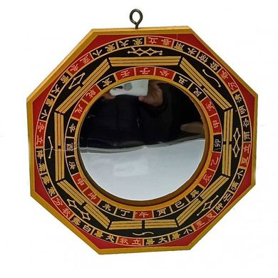 Зеркало багуа (13х13х1,5 см) выпуклое, K334195 - фото товара
