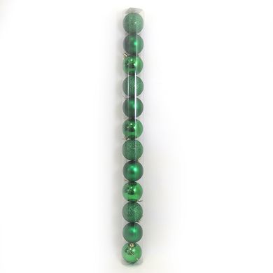 Набір куль тубус "GREEN" 6см, 12шт., PVC, K2OO0922-6GR12sk - фото товару
