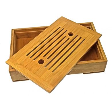 Стол для чайной церемонии бамбуковый (30.5х19,5х6 см), K334157 - фото товара