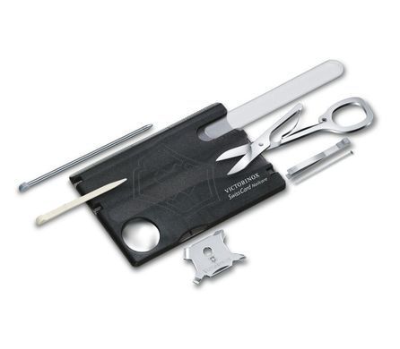 Набір "Victorinox" Swisscard Nailcare 82х54х4мм/12функ/чорн.прозор, 0.7240.T3 - фото товару