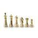 S33BRO шахматы "Manopoulos", "STAUNTON", латунь, в деревянном футляре, коричневые, фигуры классические резныe, золото/серебро 44х44см, 8 кг