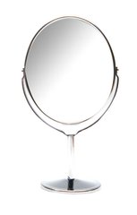 Зеркальце овальное настольное металл (19х10,8х7 см)(828F)(2 шт/уп), K323685 - фото товара