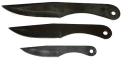 Набір ножів метальних 3 шт., 3613 - фото товару