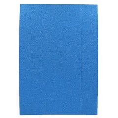 Фоаміран EVA 1.7 ± 0.1MM "Блакитний" Fluorescent Glitter HQ A4 (21X29.7CM) з клеєм, 10 лист. /, K2744854OO17FAK4-006 - фото товару