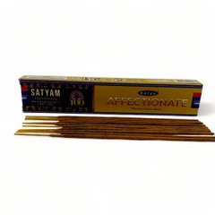 Affectionate premium incence sticks (Ласкавий)(Satya) пилкові пахощі 15 гр., K335039 - фото товару