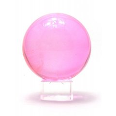 Кришталева куля на підставці рожевий (6 см), K328745 - фото товару