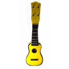 Гітара "Укулеле" дерев'яна жовта (38х12х4 см), K332664 - фото товару