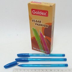 Ручка масляная Goldex Klear Fashion #734 Индия Blue 1,0мм, K2730587OO734-bl - фото товара
