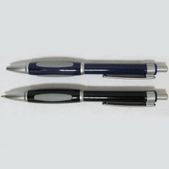 Ручка автомат 603-1(CG829-2) mix син.+черн. корп. с сер., K2707293OO829-2CG - фото товара