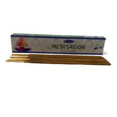 Meditation premium incence sticks (Медитація) (Satya) пилкові пахощі 15 гр., K335049 - фото товару