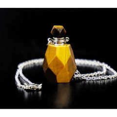Пляшечка кам'яна для парфумів Тигрове око, K89170208O1557471569 - фото товару