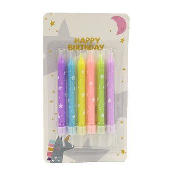 Набор свечей для торта &laquo;Happy birthday&raquo; 6шт., блистер 1шт/етик, K2757133OO9323DSCN - фото товара