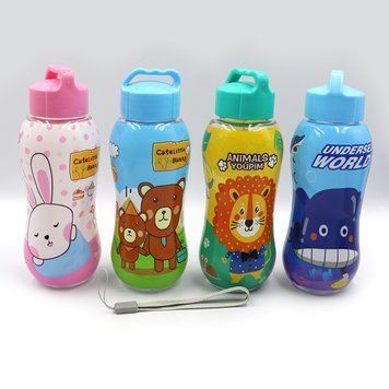 Бутылка для воды "Мульт" 350мл, mix с петлёй 1шт/этик, K2752729OO9817_ - фото товара
