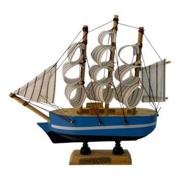 Макет парусника на подставке "Морская мечта" (14х12,5х3,3 см), K336135C - фото товара